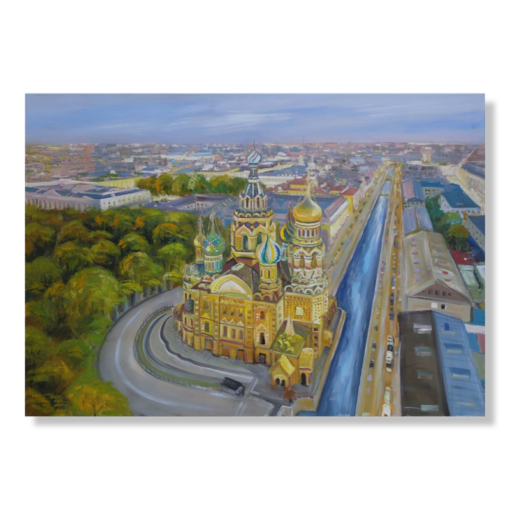Een schilderij van Sint-Petersburg