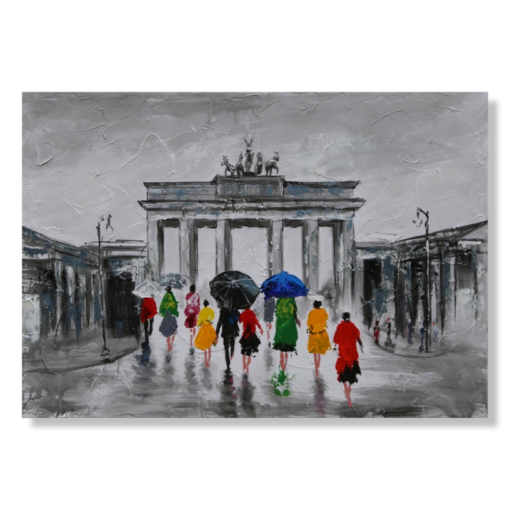 Een schilderij met Berlijn