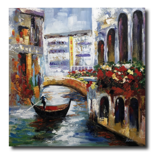 Een schilderij van Venetië