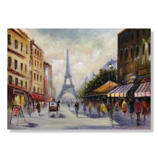 Een schilderij van Parijs