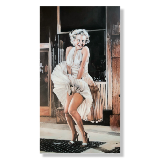 Een schilderij van Marilyn Monroe