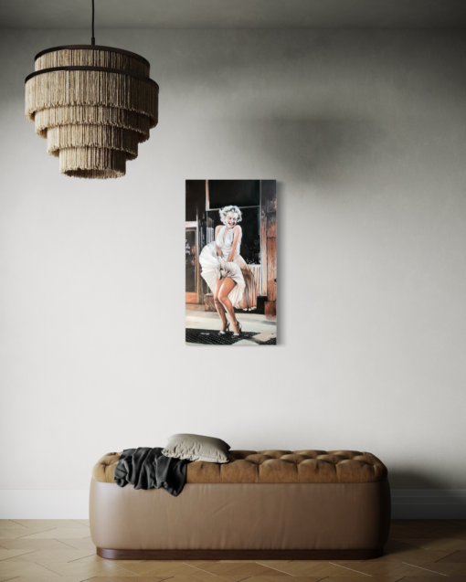 Een schilderij van Marilyn Monroe